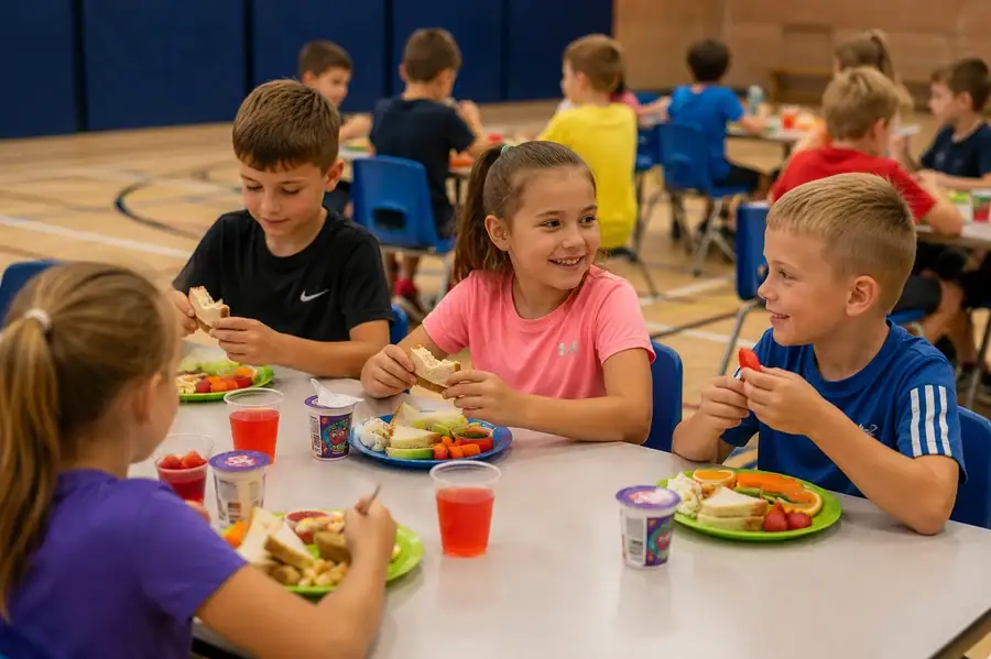Sandwiches, wraps and pasta pots prepared for a school sports camp